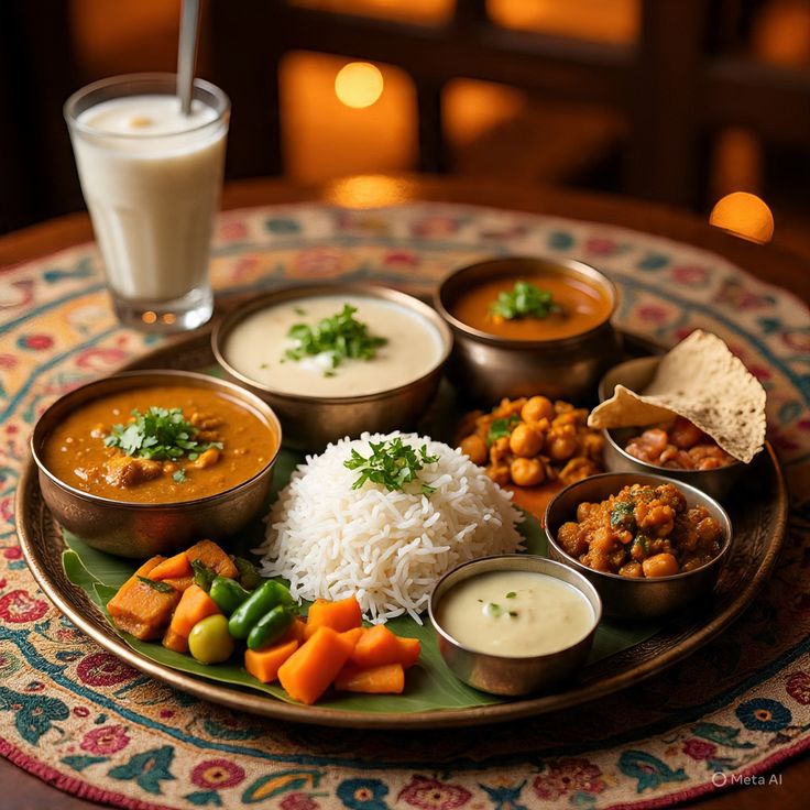 Assamese thali